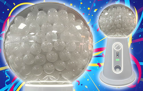 Alquiler cmaquina expendedora de bolas en Barecelona