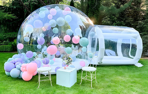 Aqluiler burbuja gigante hinchable Barcelona