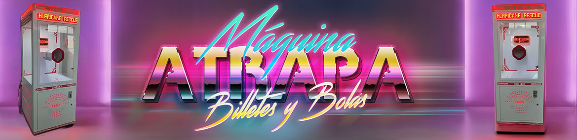 Máquina Recreativa Atrapa Billetes y Bolas Barcelona