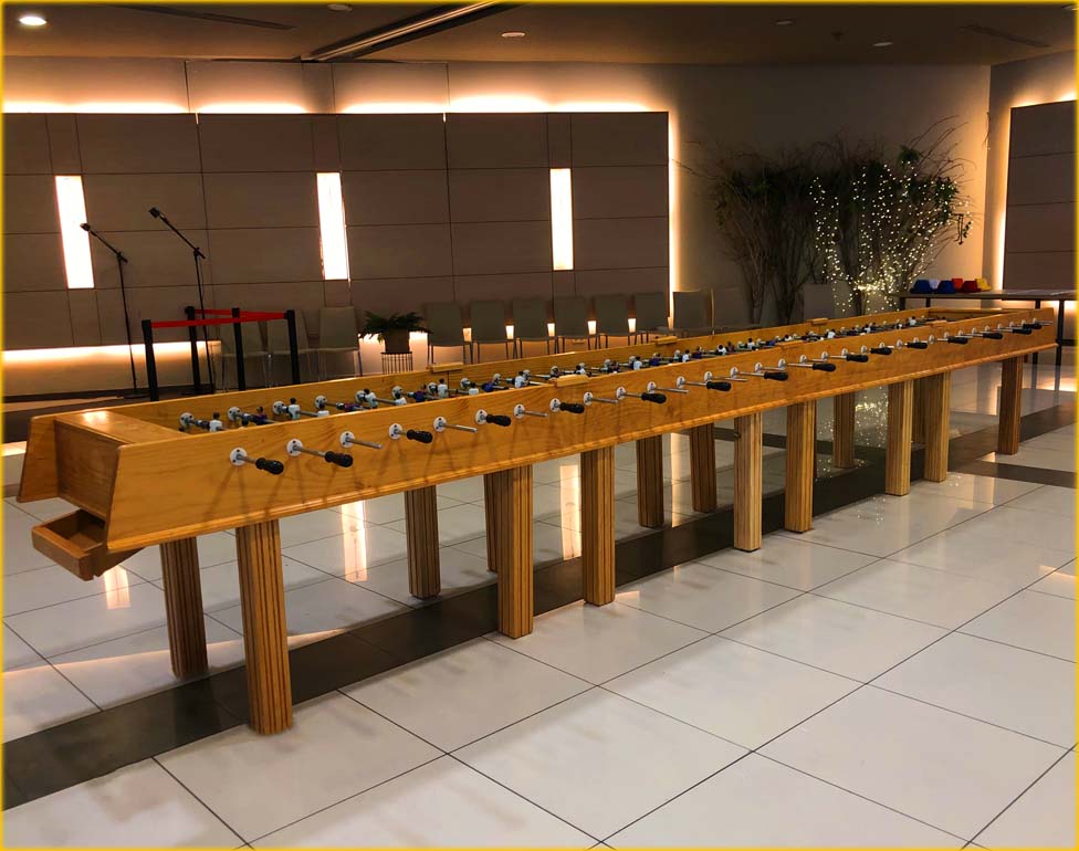 Alquiler Futbolín Gigante de Madera Barcelona