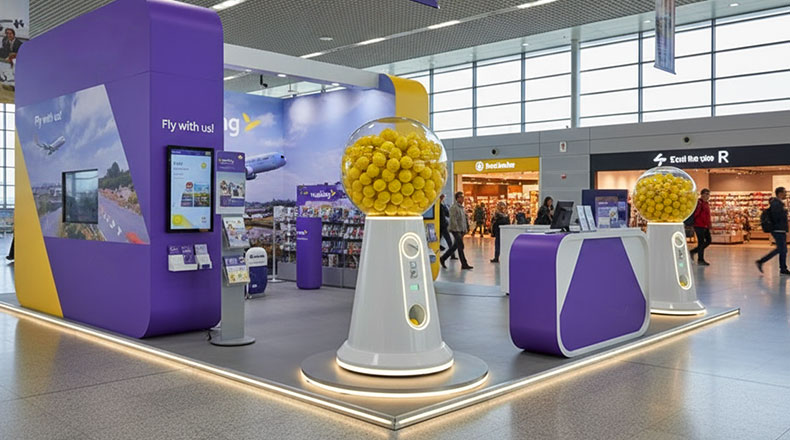 Alquiler máquina expendedora de bolas Barcelona