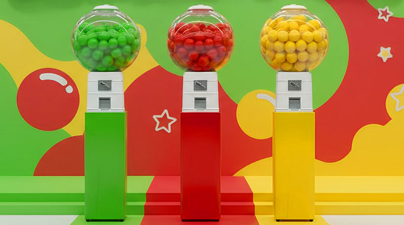 Alquiler maquinas expendedoras de bolas para eventos Barcelona