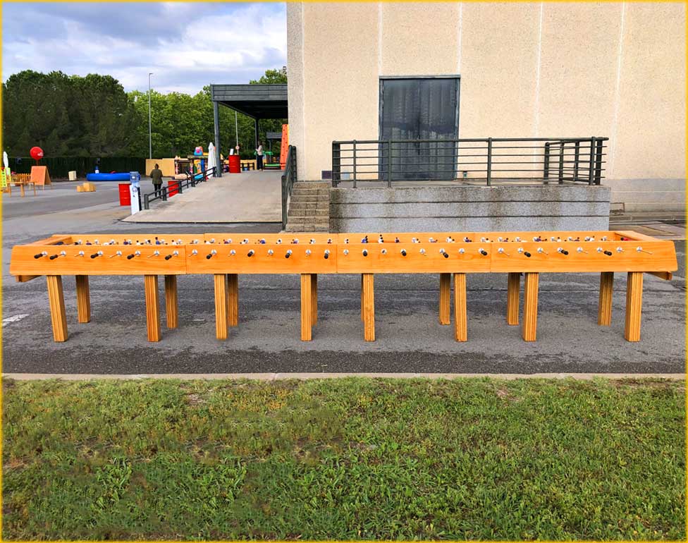 AFutbolin Gigante de Madera Barcelona