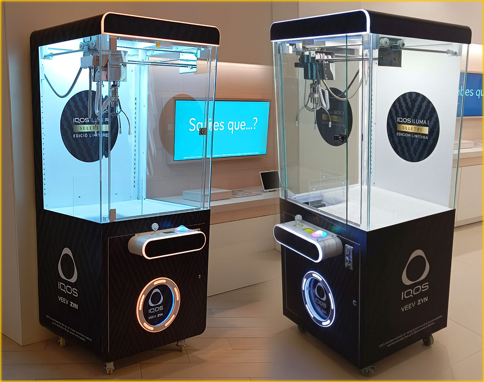 Máquinas Gancho Personalizadas Barcelona